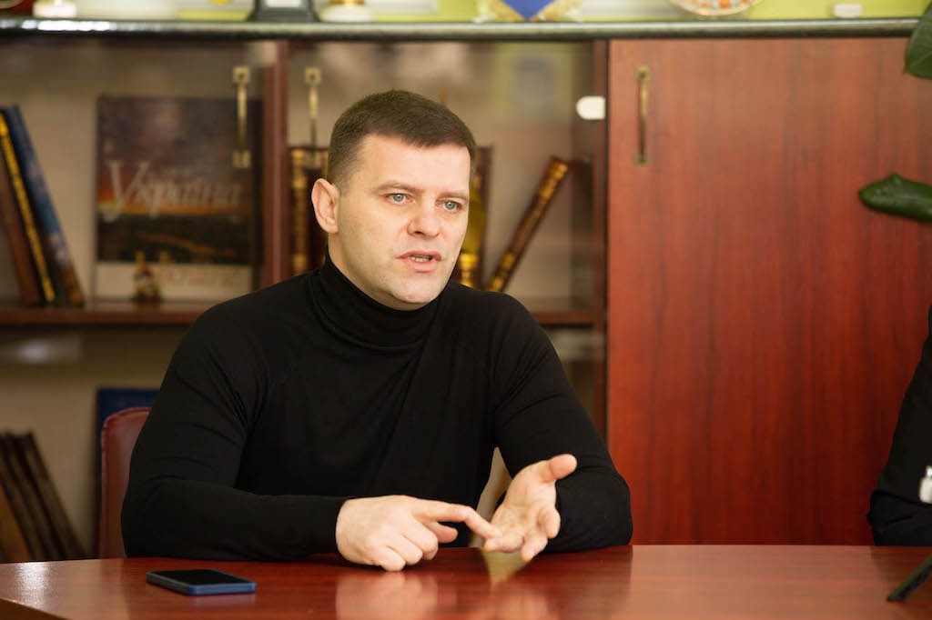 в рамках презентації конкурсу відбулась зустріч засновника медіаходингу "Новини Вінниці" Миколи Філонова з ректором Вінницький державний педагогічний університет імені Михайла Коцюбинського доктором педагогічних наук, професором Наталією Лазаренко та студентами університету