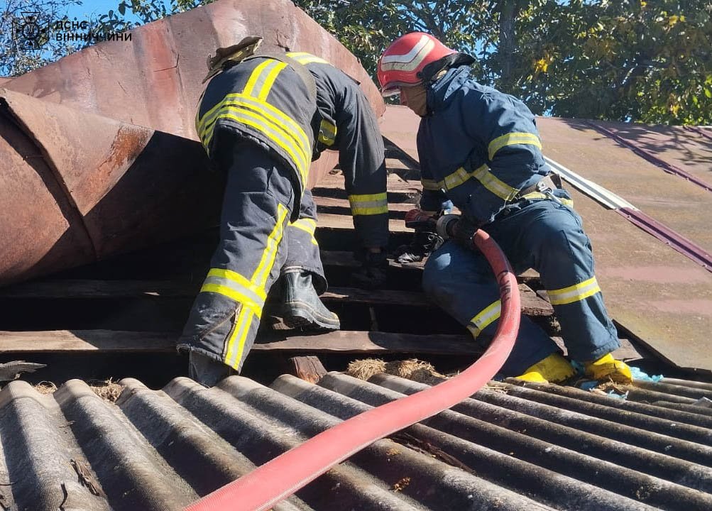 Минулої доби на Вінниччині бійці ДСНС ліквідували 5 пожеж