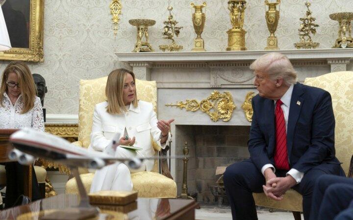 Трамп і Мелоні.