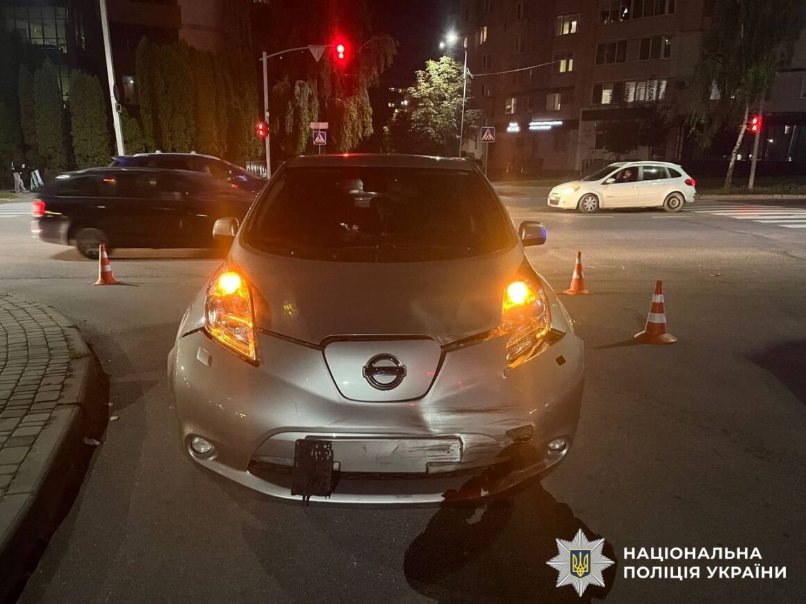 У Вінниці в аварії постраждав неповнолітній мотоцикліст