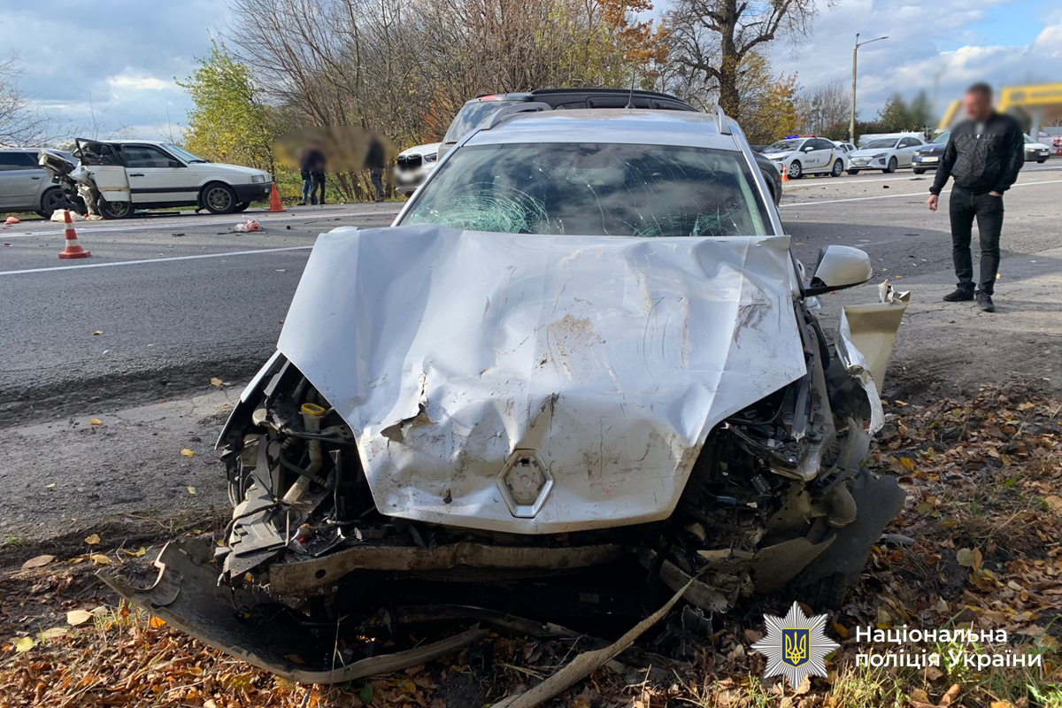 У двох автопригодах на Вінниччині травмувалися люди