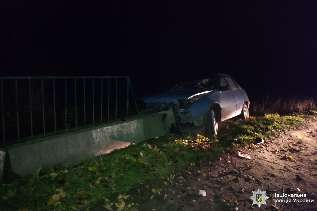 На Вінниччині сталося чотири аварії в яких травмувалося п’ятеро людей