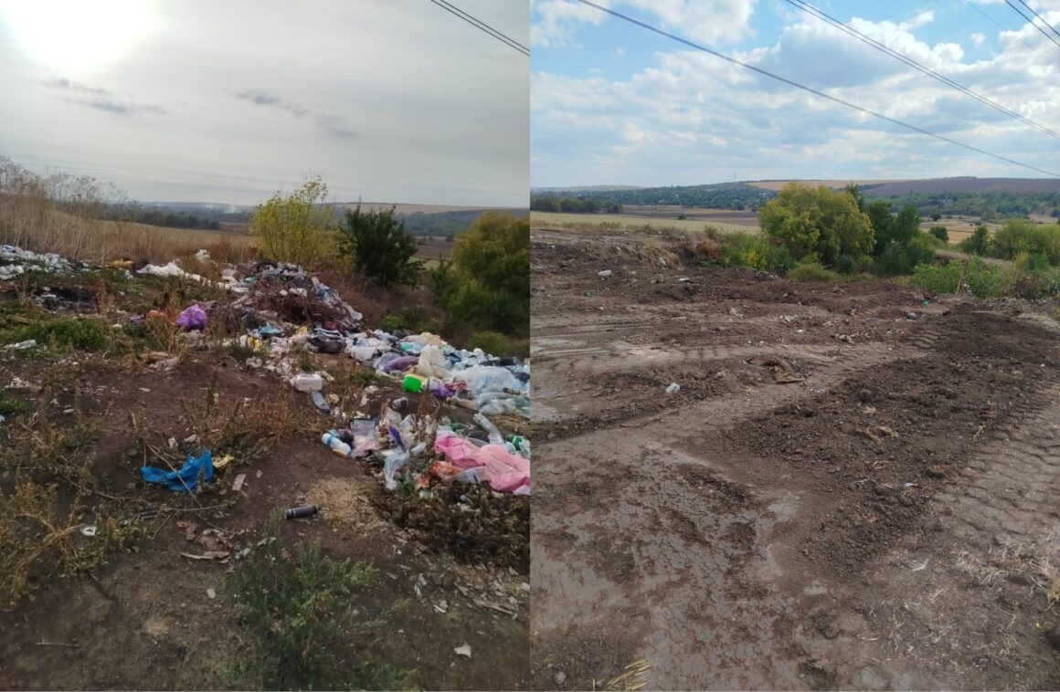 У Чечельницькій громаді на Вінниччині ліквідували стихійне звалище