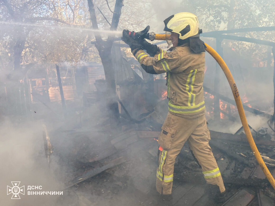Чотири пожежі ліквідували у Вінницькій області