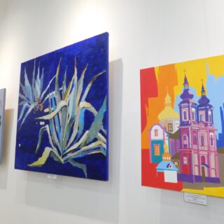 Провели виставку учасників пленера.