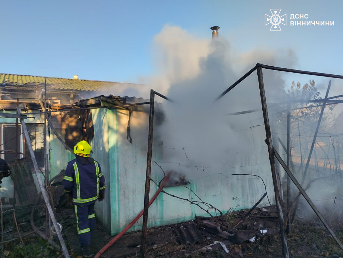 На Вінниччині сталося шість пожеж
