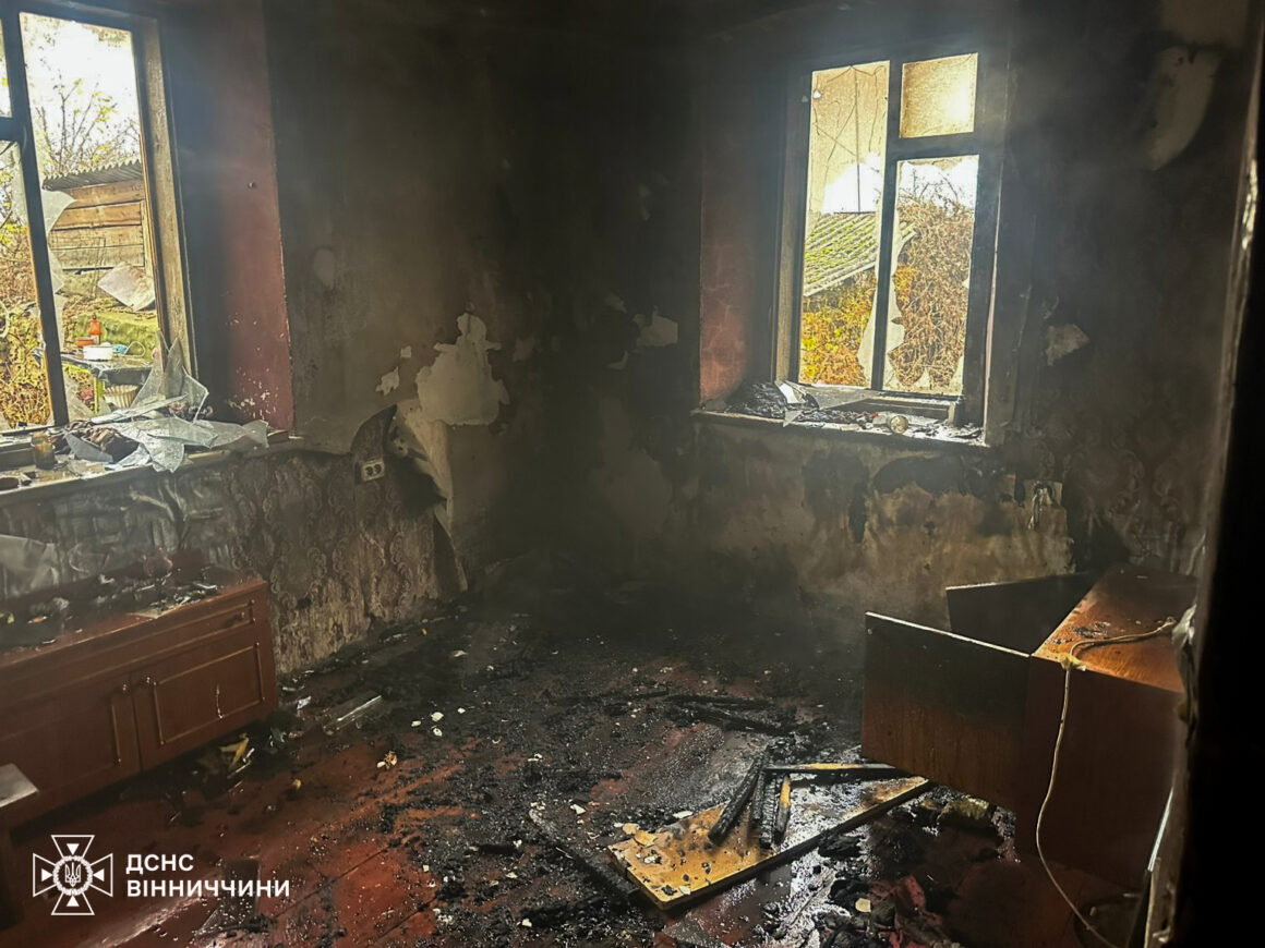На Вінниччині горіли житлові будинки та господарські споруди
