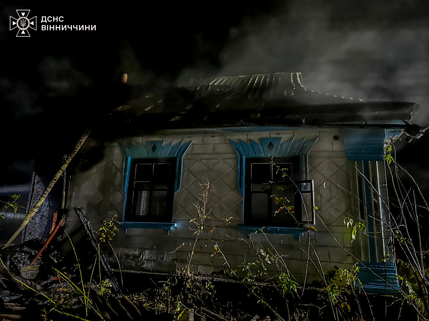 На Вінниччині загинули двоє людей під час пожежі