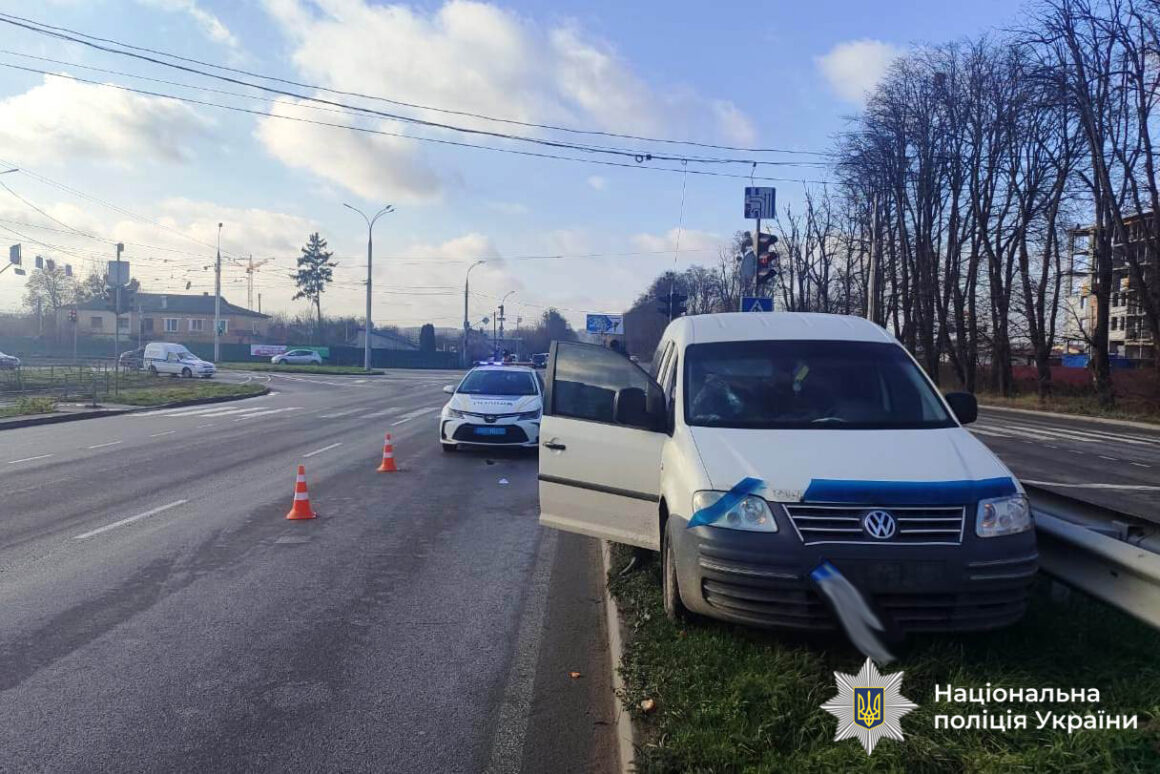 У Вінниці Volkswagen збив перехожу на нерегульованому переході
