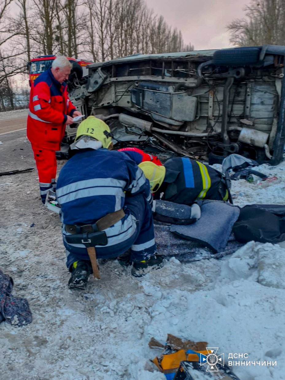 В аварії на Вінниччині травмувалося троє людей