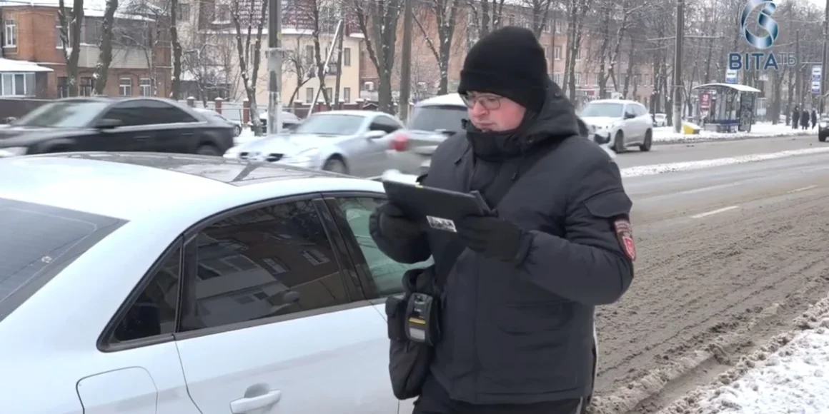 Інспектори перевіряли, як паркуються вінничани за складних погодних умов