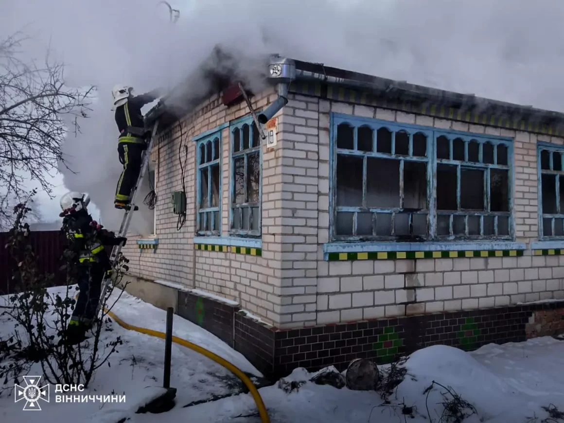 Більшість пожеж минулої доби на Вінниччині сталась через несправність пічного опалення