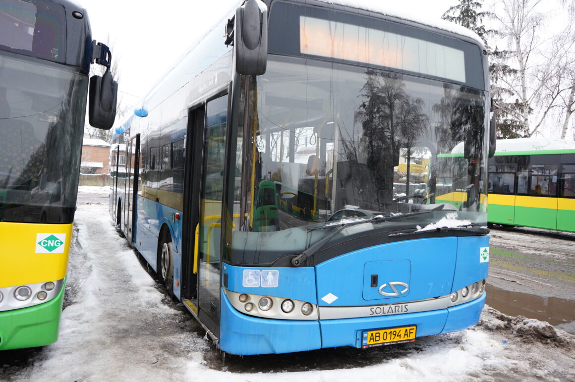У Вінниці закінчують підготовку автобусів Solaris до виходу на маршрути