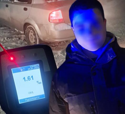 У Вінниці зупинили водія, який був напідпитку та без права керування