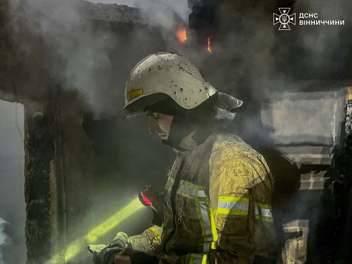 На Вінниччині чоловік загинув під час пожежі