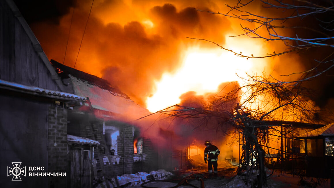 На Вінниччині загинула жінка під час пожежі