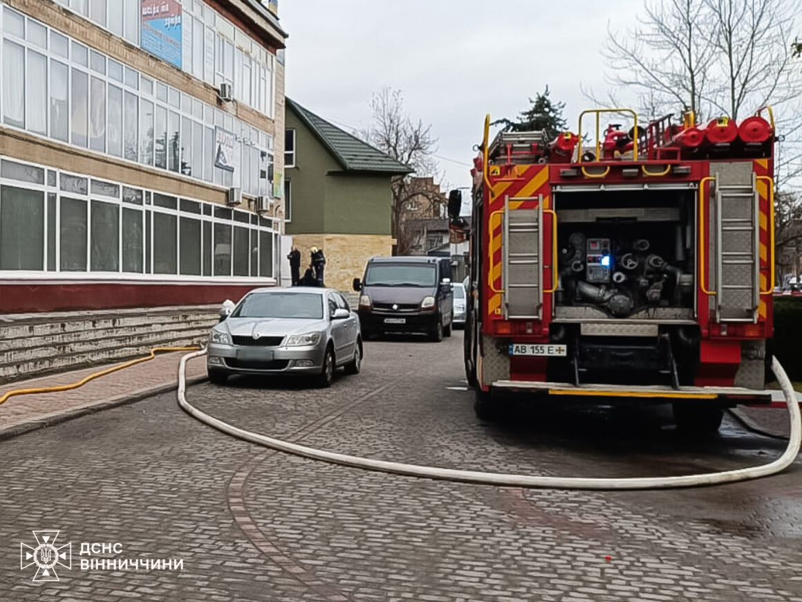 У Могилів-Подільському горіло приміщення універмагу