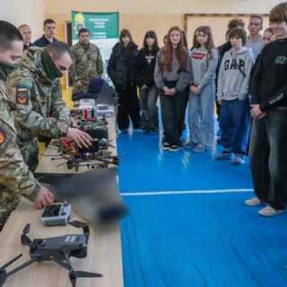 Зустріч з ліцеїстами.