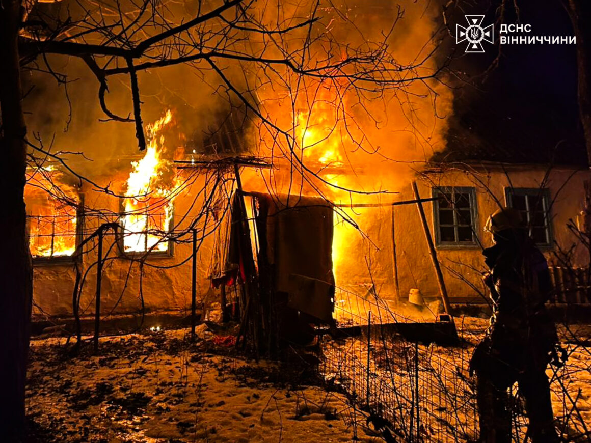 Під час пожежі на Вінниччині загинула жінка