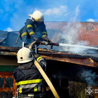 Пожежі у Вінницькій області.