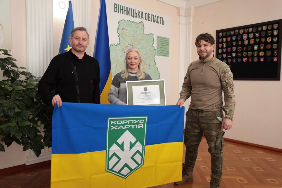 У Вінниці побували бійці «Хартії» Жадан та Скорик