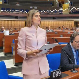 Лариса Білозір у ПАРЄ.