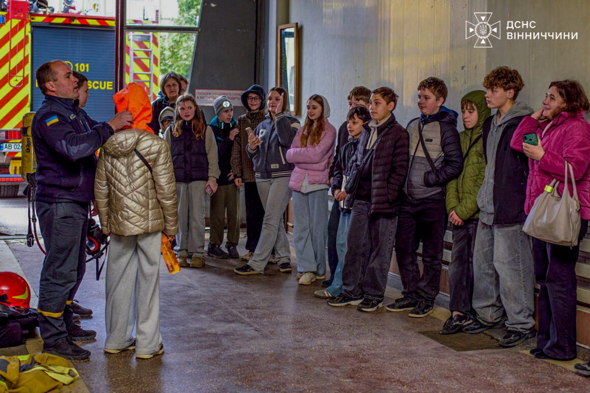 До вінницької пожежно-рятувальної частини завітали ліцеїсти