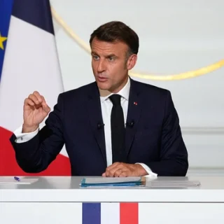 Президент Франції Макрон.