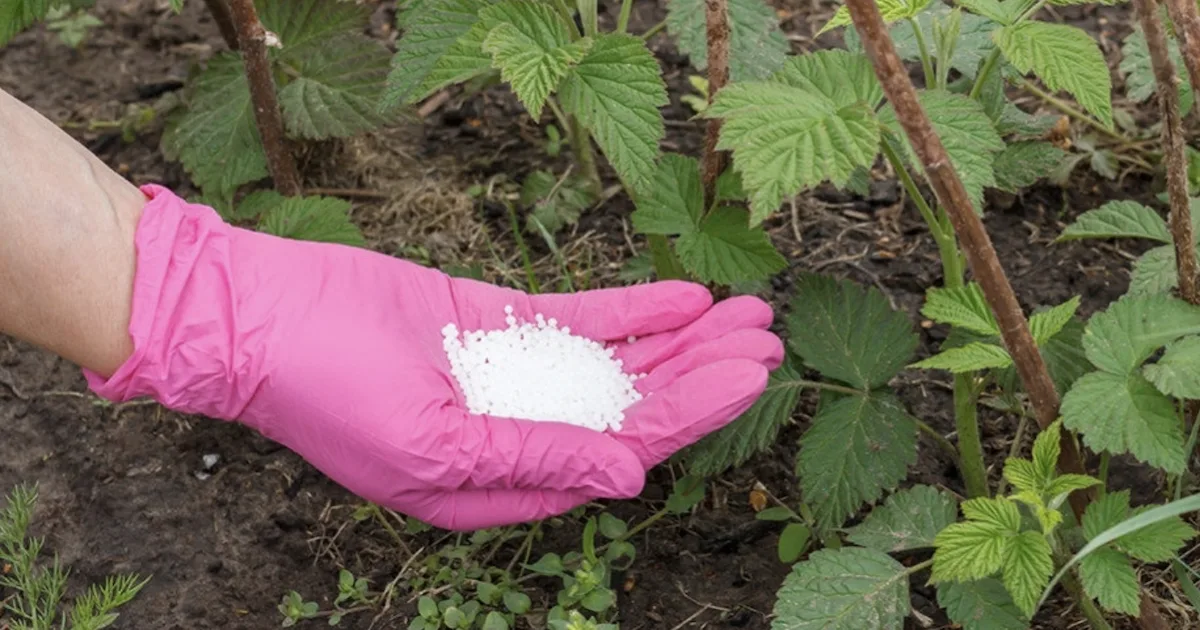 Квітень у саду: Добриво для великих і солодких ягід малини