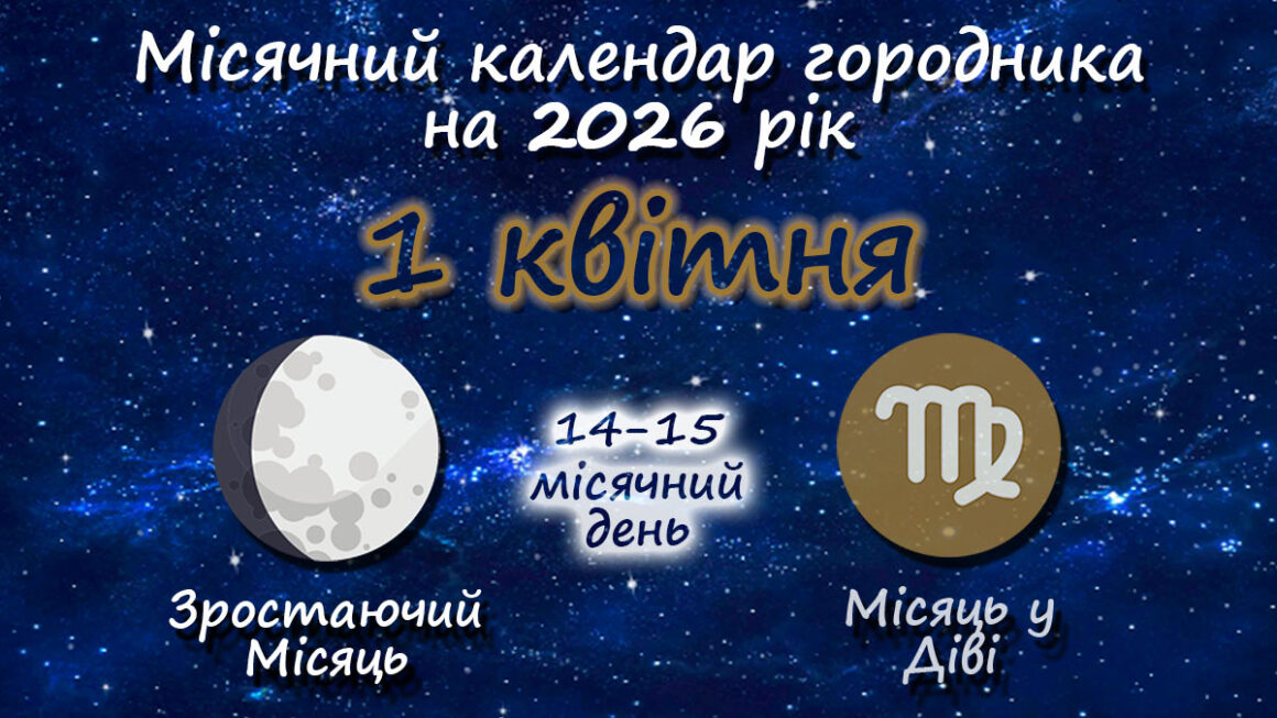 Квітень в саду та на городі за Місячним календарем