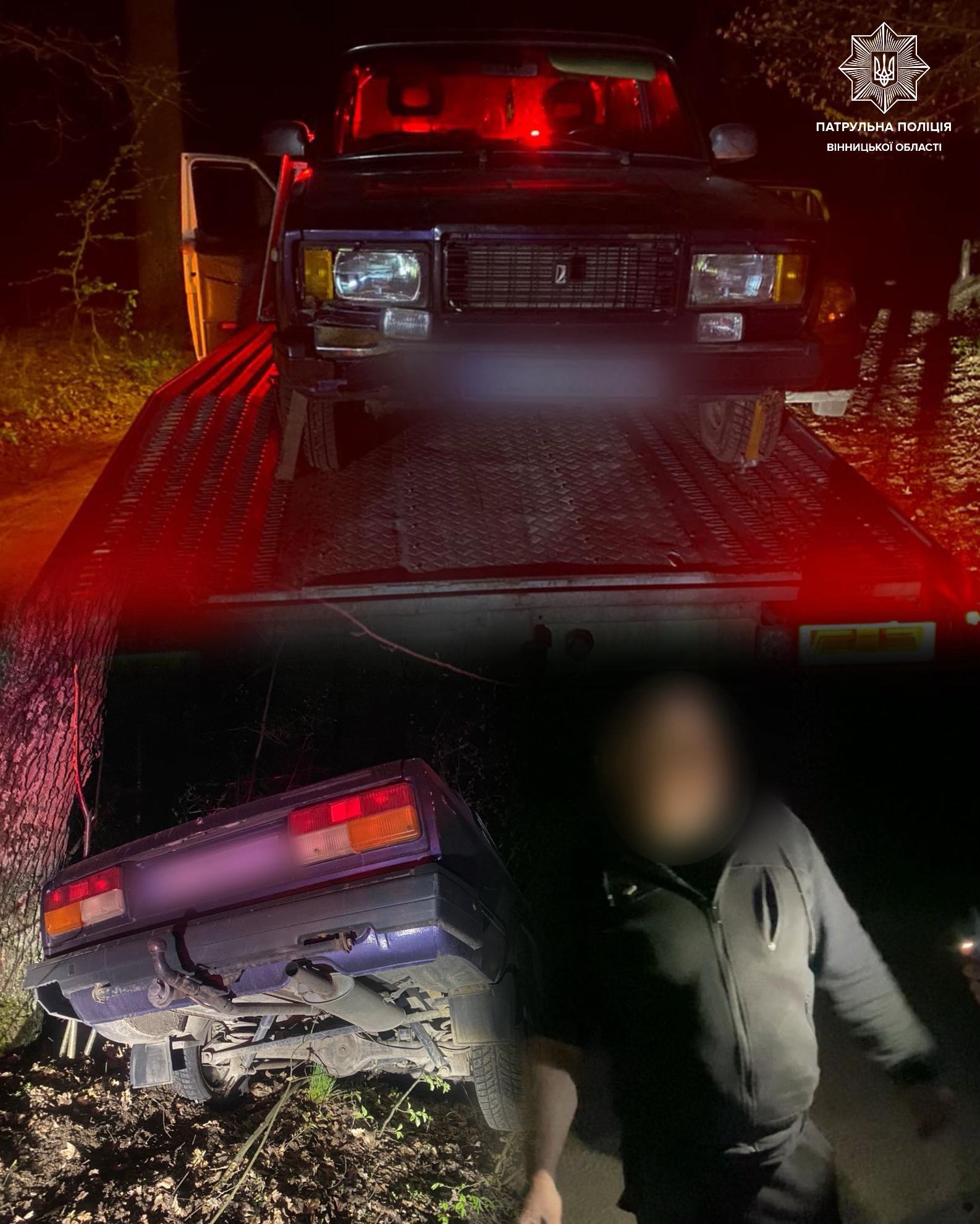 На Вінниччині водій з ознаками сп’яніння намагався втекти від патрульних