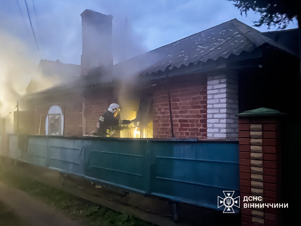 На Вінниччині під час пожежі загинуло подружжя