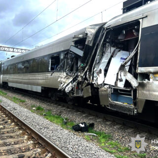 Аварія на залізниці.