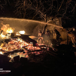 Пожежі на Вінниччині.