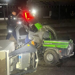 Збив комунальника.