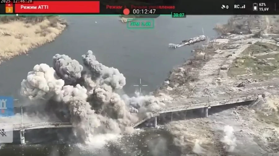 The Telegraph розповів, українські дрони зруйнували міст