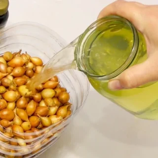 Обробка цибулі.