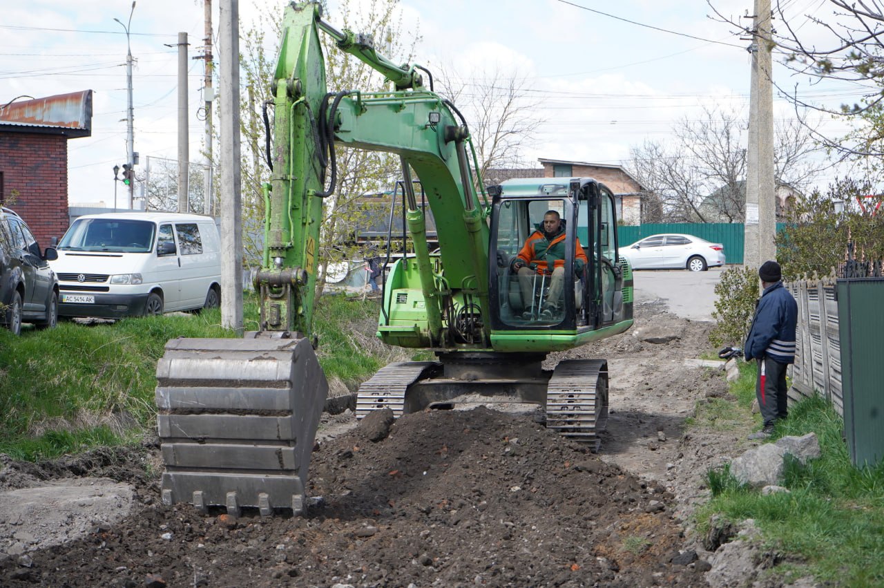 Розпочали ремонт вінницьких вулиці Лугової та другого провулку С. Наливайка за умов співфінансування