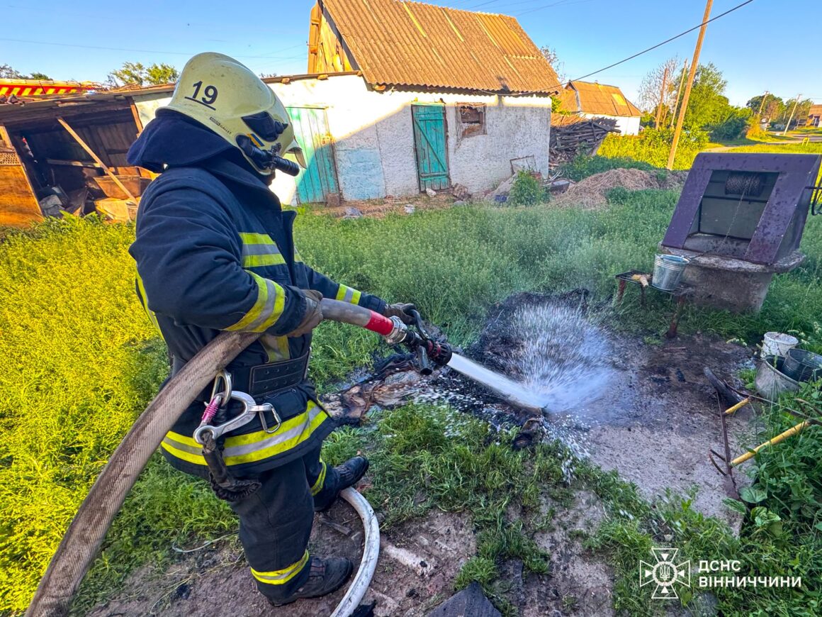 На Вінниччині сталося 12 пожеж