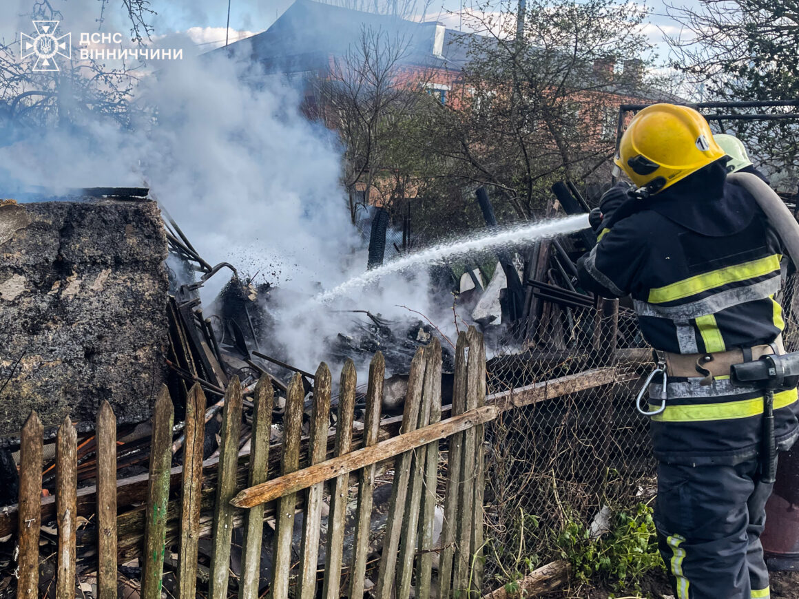 На Вінниччині сталося 19 пожеж сталося за добу