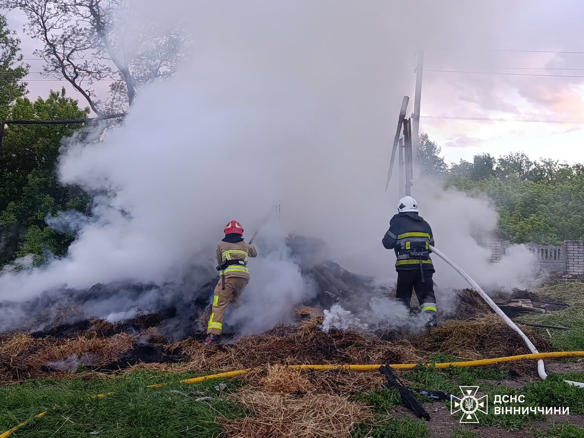 На Вінниччині сталося одинадцять пожеж
