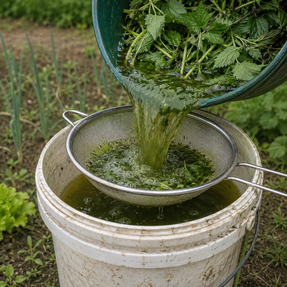 Травень на городі: Готуємо добриво з кропиви