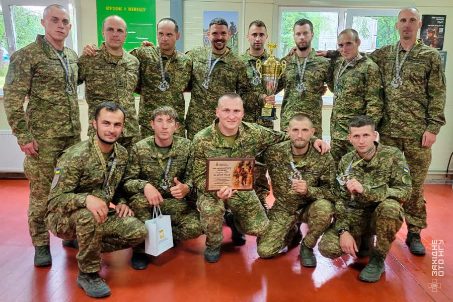Вінницькі нацгвардійці у складі збірної здобули друге місце на чемпіонаті