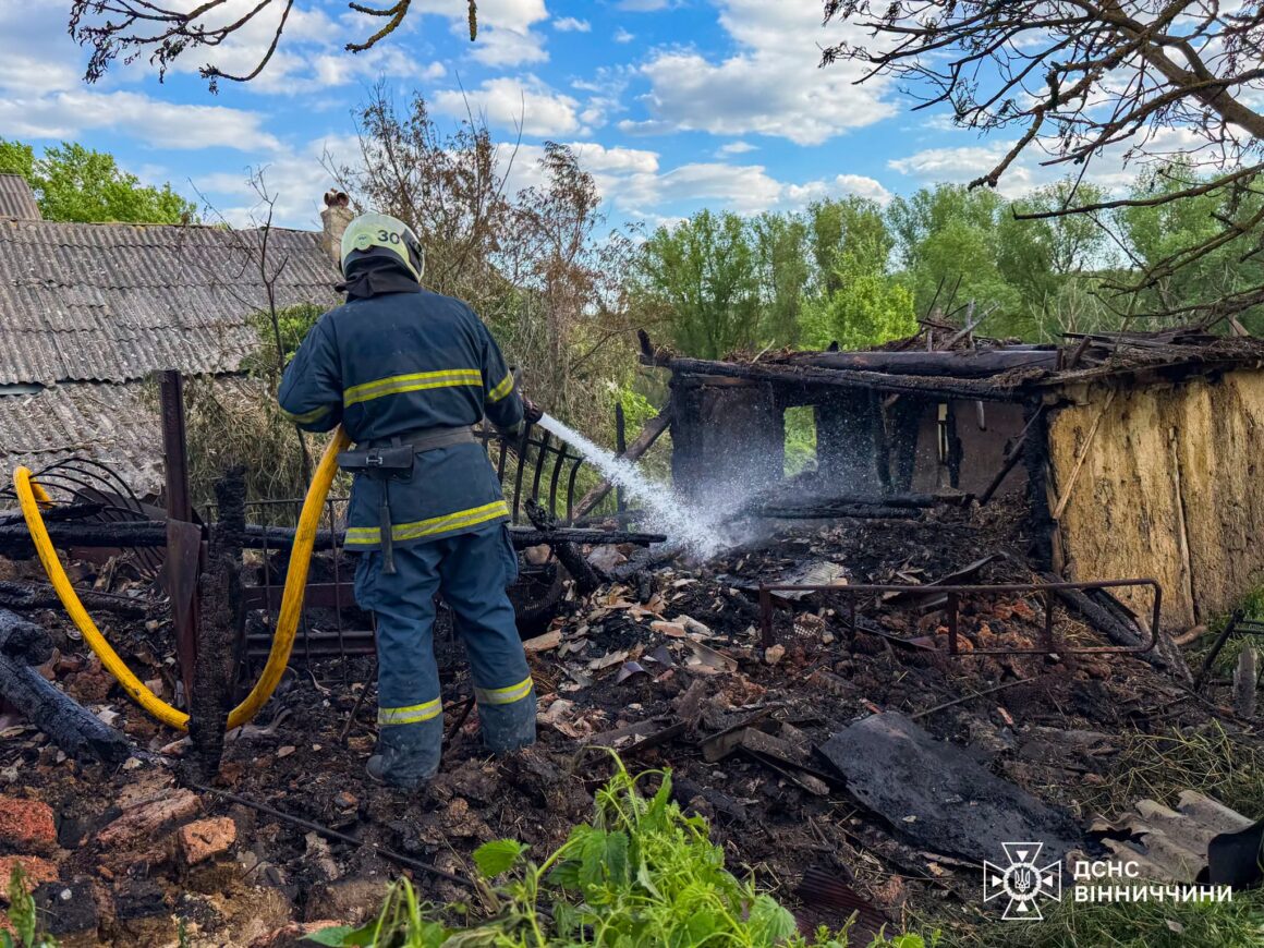 На Вінниччині під час пожежі загинув чоловік