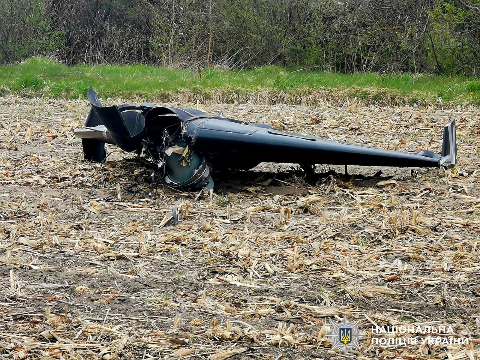 Поліцейські показали уламки збитих над Вінницькою областю «Шахедів»