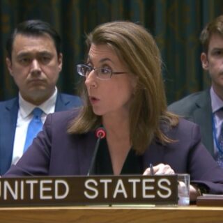 Виступ представниці США в ООН.