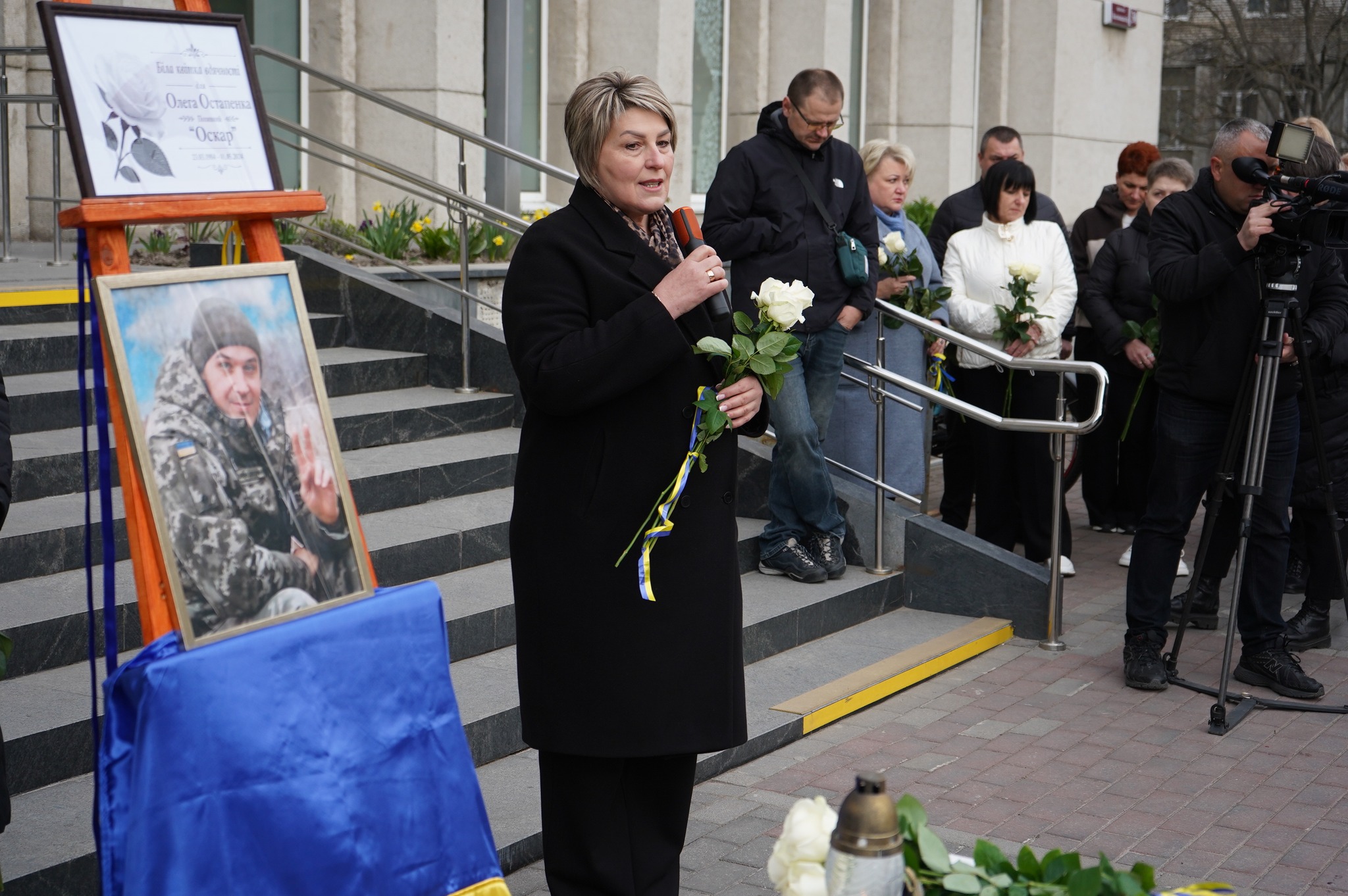 У Вінниці вшанували пам’ять загиблого Захисника, колишнього працівника Прозорого офісу
