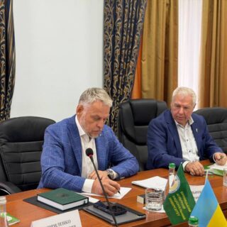 Юрій Мельник під час першого засідання Наглядової ради Вінницького національного аграрного університету