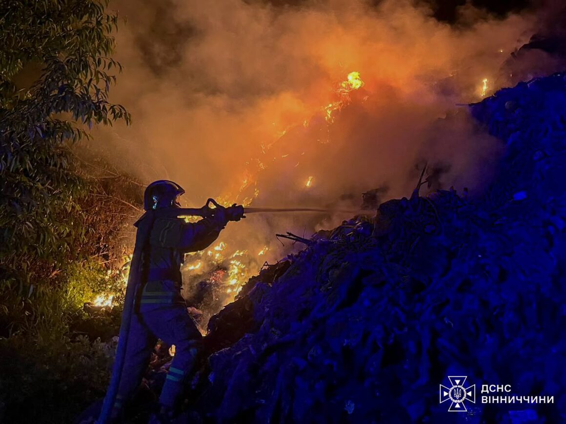 У Вінницькій області сталося шість пожеж