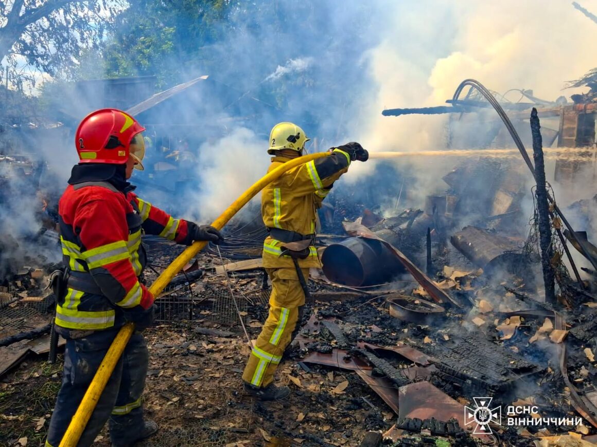Сім пожеж сталося у Вінницькій області за добу